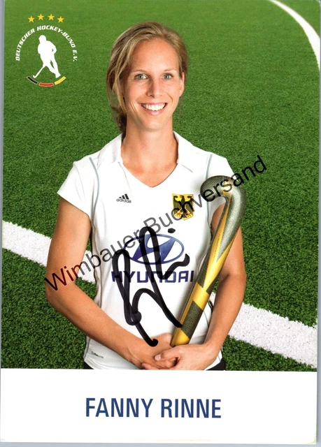 ORIGINAL AUTOGRAMM FANNY Rinne Hockey /// Autograph signiert signed ...