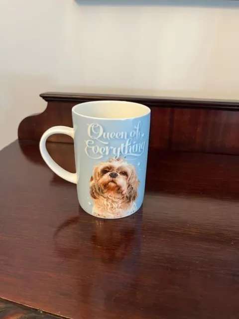 Regal Spencer Mug with Dog figure and a quote on