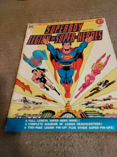 Limited Collectors/Treasury Ed. SUPERBOY/LEGION OF SUPER HEROES C-49/1976