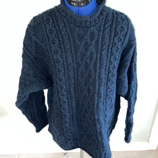 Pull Homme Orvis Col Roulé Ivoire Taille L – Tricot Stretch, Vintage, Très Bon état