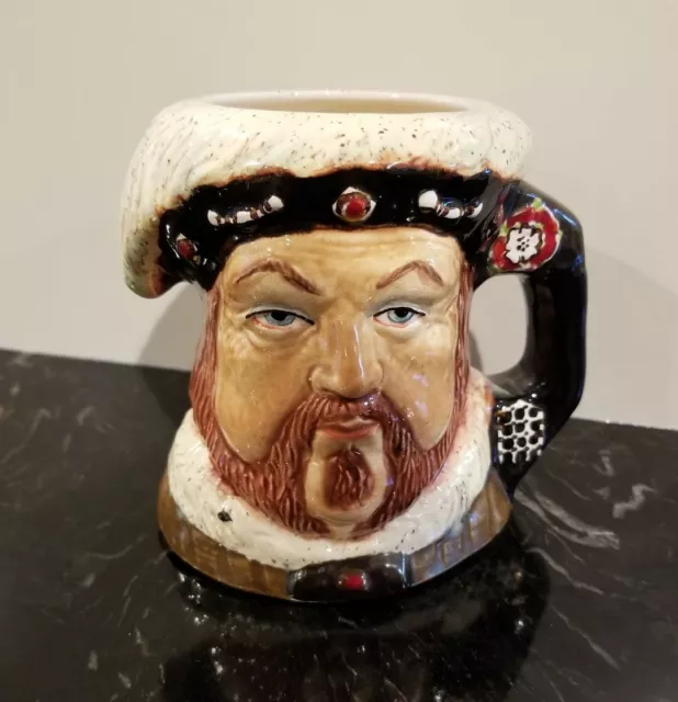 Vintage KING HENRY VIII TOBY Mug 4"x 5" England