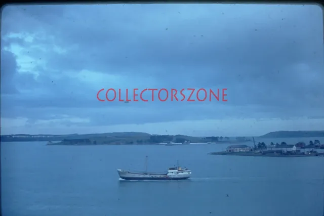 35mm Slide 1970 Ship Sailing out Of Cobh Ireland Agfa Colour