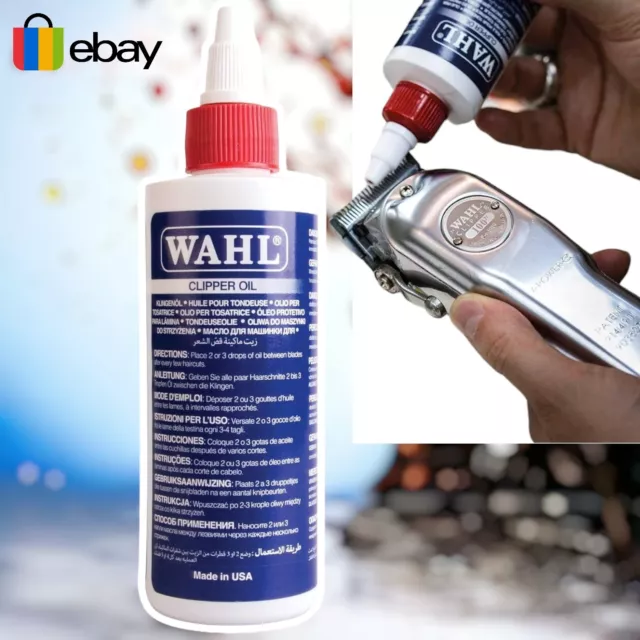 Wahl Clippers Öl Elektrischer Haarschneider Rasierer Klinge Schmiermittel Gleitmittel 4oz Ersatzteil