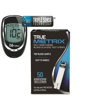 True Metrix medidor y las tiras de prueba Metrix 50ct para el cuidado de glucosa