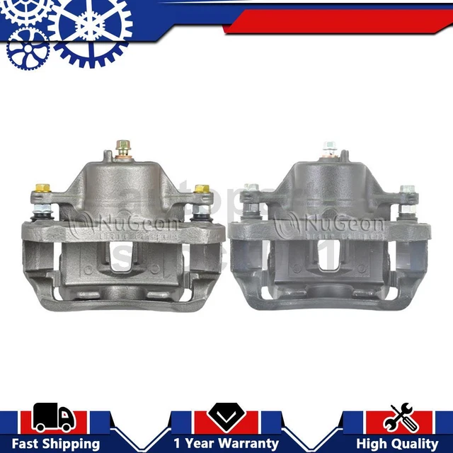 2 FRONT NUGEON Brake Caliper Calipers For Hyundai Sonata 3.3L 2006 241