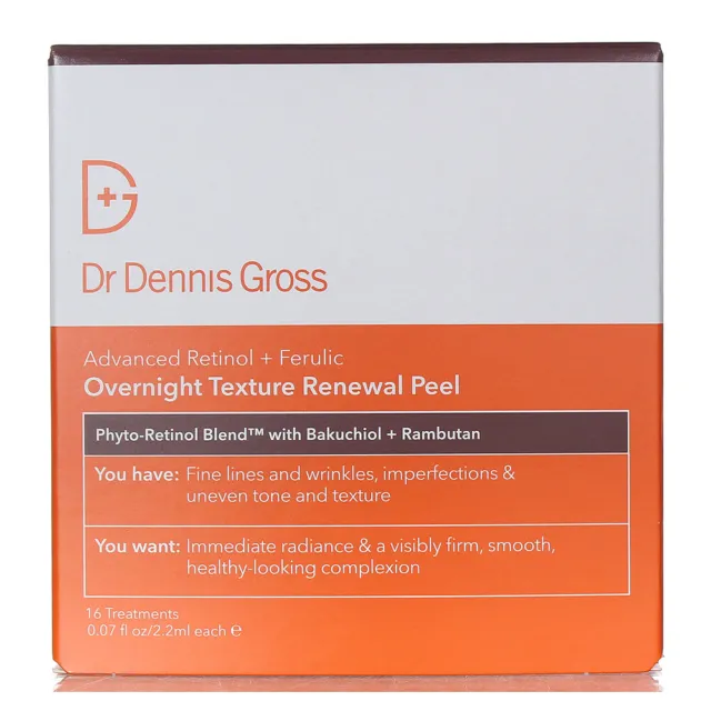 Dr Dennis Gross Advanced Retinol + Ferulic Overnight Texture Renewal Peel 16pcs