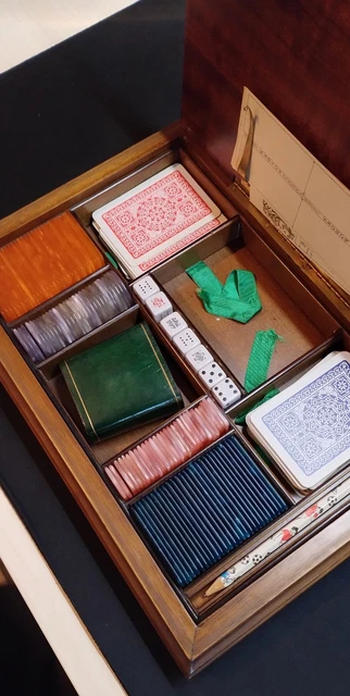 Set de póker - Pierre Cardin Vintage - Fiches - Carte - Dadi
