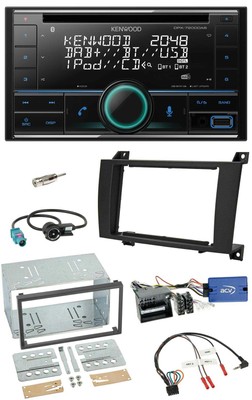 Kenwood DPX-7300DAB Bluetooth radio digital kit de instalación para Mercedes SLK R171 