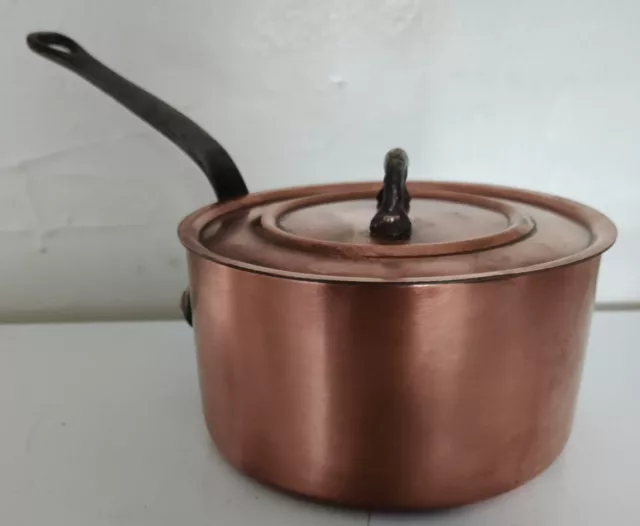 French vintage copper matfer pots pan professional cuivre