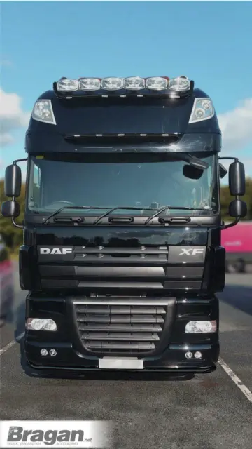 Bar bottom + flap for DAF xf 105 stainless steel polished accessories black