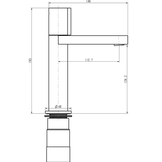 AquaSu 789004 Einhandmischer Agona für Waschtisch 3