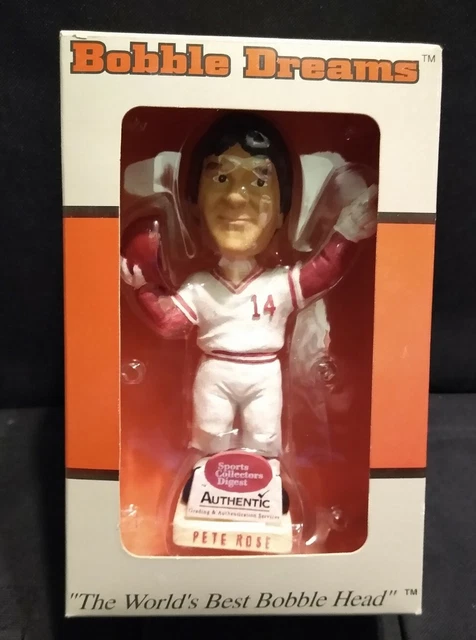 Pete Rose Cincinnati Reds Bobble Dreams Sports Collectors Digest Bobblehead NIB