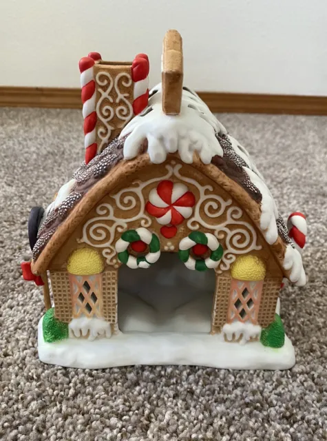 PartyLite Gingerbread Tealight House - Retired P7304 Christmas Candle Holder