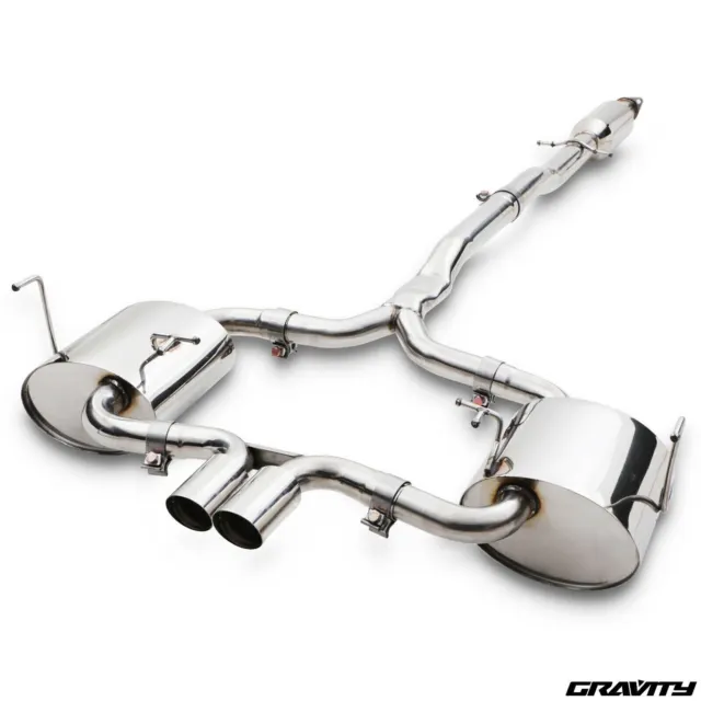 2.5" Stainless Cat Back Race Exhaust System For Bmw Mini R53 Cooper S 1.6 02-06