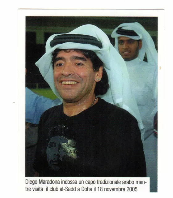 Sticker Maradona Preziosi Collection near mint like photo n. 296 CLUB AL-SADD