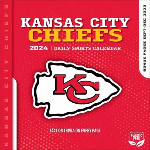 KANSAS CITY CHIEFS 2024 Box Calendar by Turner Sports EUR 31,01