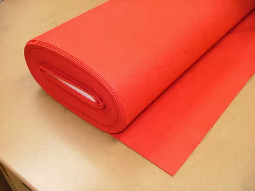 4 Yard - 72" x 72" Red Baize / Felt Craft Fabric Card Poker Bridge Playing Table