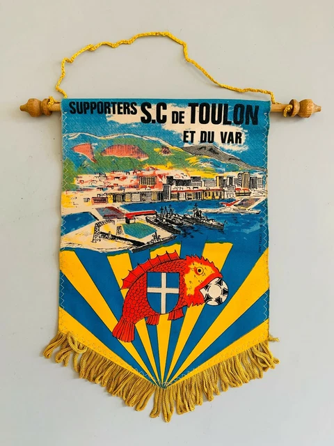 SC Bastia grand fanion football pennant - FR