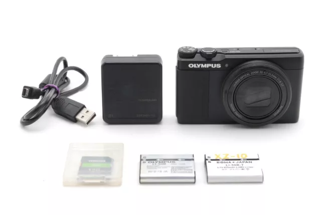 【NEAR MINT】Olympus Stylus XZ-10 w/Battery, charger from Japan