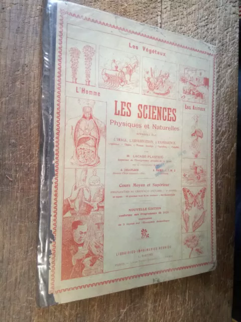 les sciences physiques et naturelles Lacabe-Plasteig cours moyen  1923