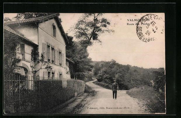 CPA Valmondois, Route des Priches 1924