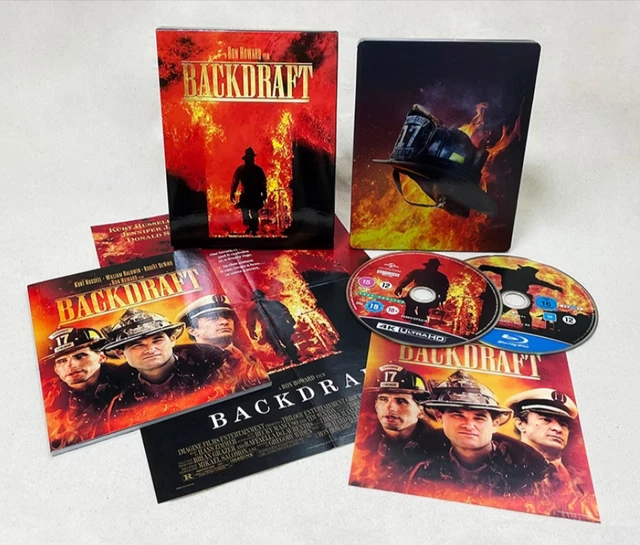 BACKDRAFT 4K UHD 30th Anniversary Collector's Edition Steelbook £91.16 ...