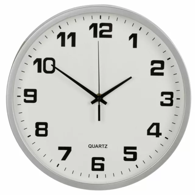 Horloge Murale 30cm Watch Salon Cuisine de Salle Bain à Quartz Gare