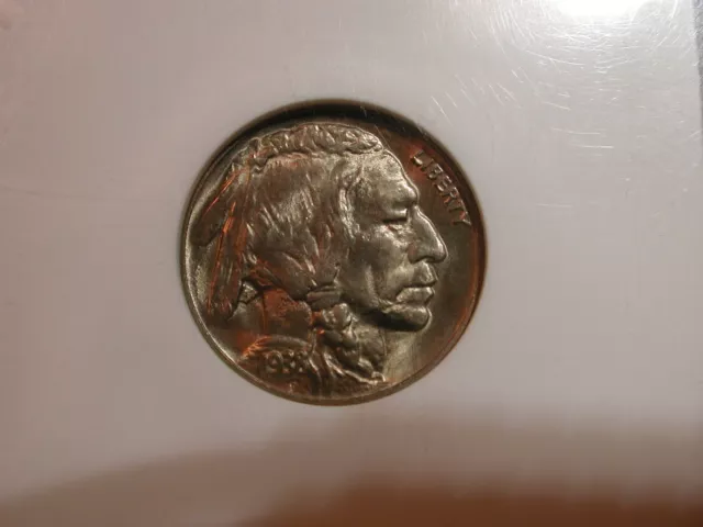 1938-D Cinq Cents Buffalo Nickel NGC Certifié Ms 66 Denver Excellent État