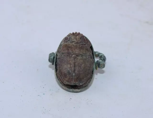 RARE ANCIENT EGYPTIAN ANTIQUE RING PHARAONIC Scarab Ring
