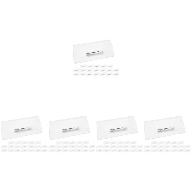 10 Sets Porta Badge & Cordino Da Collo, Carte Porta Badge Con - Foto 4