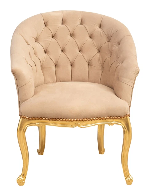Ensemble de Quatre Fauteuils en Bois Doré de Style Louis XVI - En vente sur 1stD