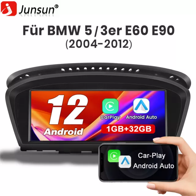 para BMW E60 E61 E90 E91 CCC Android 12.0 CarAutoPlay SWC DAB + GPS navegación radio de coche