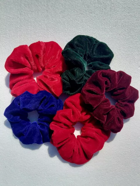 Handmade Velvet Scrunchies