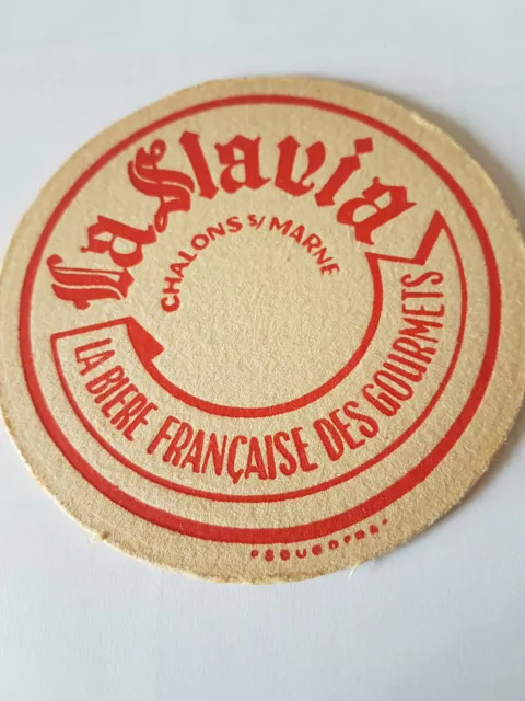 Ancien sous bock bière LA SLAVIA