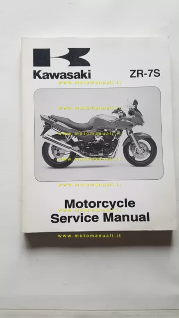Kawasaki ZR-7 S 2001 manuale officina INGLESE WORKSHOP MANUAL