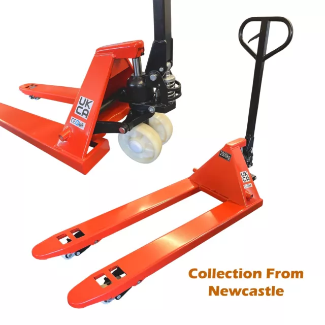 2 Ton Manual Hand Pump Lift Pallet Truck (Collection From Newcastle On Tyne