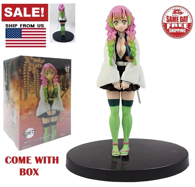 6" Demon Slayer Mitsuri Kanroji Anime Figure Kimetsu no Yaiba PVC Figure Toy USA