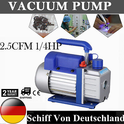 Vakuumpumpe 2 Stufig Unterdruckpumpe 220V 4,5 CFM Vakuumpumpe Klimaanlage 