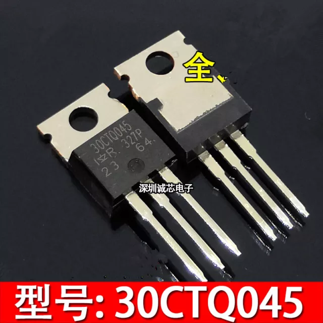 5 pcs IR 30CTQ045 TO-220 SCHOTTKY RECTIFIER 30 Amp