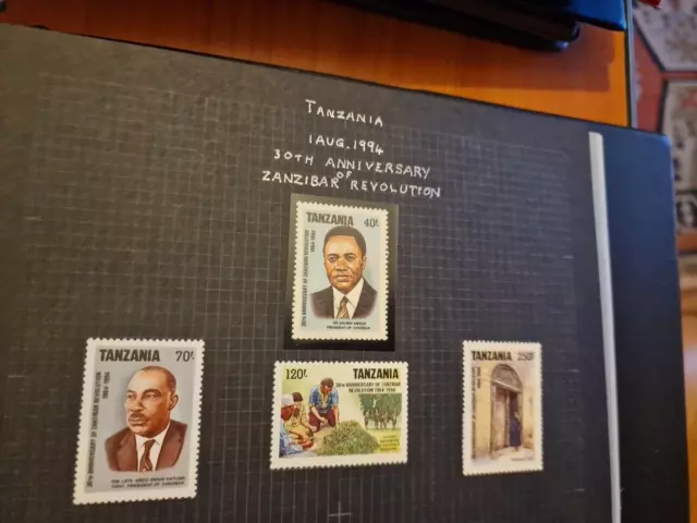 Tanzania 1994 Sg 1815-1818 30Th Anniv Of Revolution  Mnh