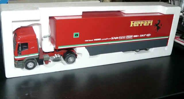 CAMION IVECO FERRARI 1:43 LBS Louis Surber SA en boîte (nice truck) EUR 80,00 - FR
