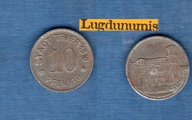 Allemagne - 10 Pfennig 1920 Stadt Trier nécessité allemandes - Germany