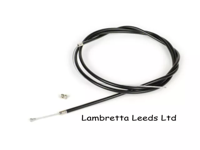 Lambretta Bgm Pro Black Clutch Cable. Bgm Pro - Series 2 & 3 Gp-Dl- Li-Lis-Sx-Tv