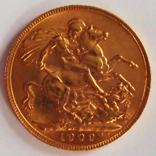 1909 Edward VII Full Sovereign XF condition