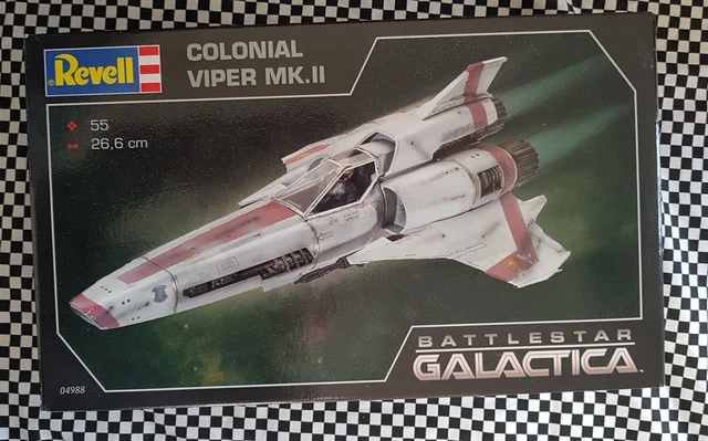 REVELL BATTLESTAR GALACTICA Colonial Viper MK II Model Kit 04988 £75.00 ...