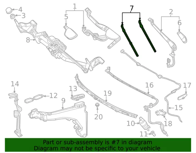 Genuine Mercedes-Benz Wiper Blade                              1678209401 2