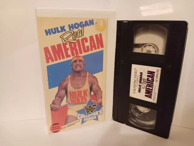 HULK HOGAN REAL AMERICAN WWF WWE VHS Rare Coliseum Video Wrestling 1989 ...