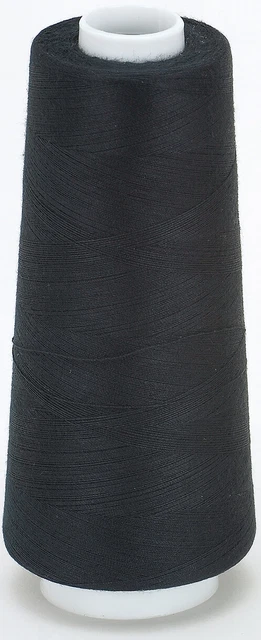 Paquete de 3 abrigos Sureclock Overlock hilo 3.000 yardas-negro -6110-568