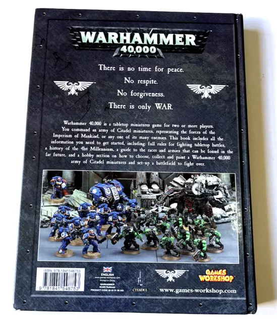 Warhammer 40,000 Hardcover Rule Book Games Workshop by Alessio Cavatore 2