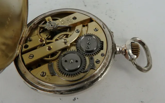 Offene Herrentaschenuhr Phenix Watch Co. Silber um 1905 (68111) 3